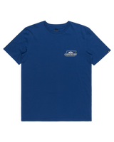 The Quiksilver Mens Line By Line T-Shirt in Monaco Blue