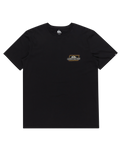 The Quiksilver Mens Line By Line T-Shirt in Black