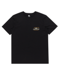 The Quiksilver Mens Line By Line T-Shirt in Black