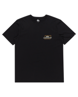 The Quiksilver Mens Line By Line T-Shirt in Black