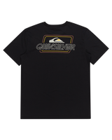 The Quiksilver Mens Line By Line T-Shirt in Black