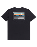 The Quiksilver Mens Land And Sea T-Shirt in Dark Navy