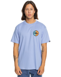 The Quiksilver Mens Long Fade T-Shirt in Hydrangea