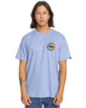 The Quiksilver Mens Long Fade T-Shirt in Hydrangea