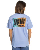 The Quiksilver Mens Long Fade T-Shirt in Hydrangea