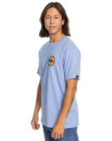 The Quiksilver Mens Long Fade T-Shirt in Hydrangea