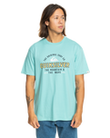 The Quiksilver Mens Floating Around T-Shirt in Marine Blue