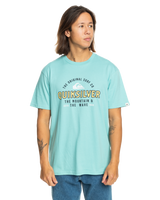 The Quiksilver Mens Floating Around T-Shirt in Marine Blue