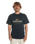 The Quiksilver Mens Floating Around T-Shirt in Navy Blazer