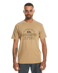 The Quiksilver Mens Floating Around T-Shirt in Plage