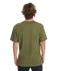 The Quiksilver Mens Step Inside T-Shirt in Four Leaf Clover