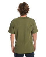 The Quiksilver Mens Step Inside T-Shirt in Four Leaf Clover