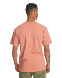 The Quiksilver Mens Step Inside T-Shirt in Canyon Clay