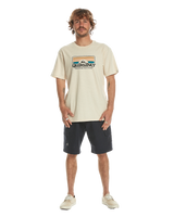 The Quiksilver Mens Step Inside T-Shirt in Birch