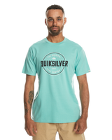 The Quiksilver Mens Circle Up T-Shirt in Marine Blue