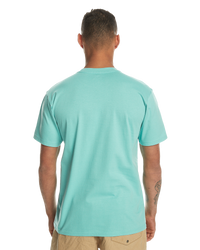 The Quiksilver Mens Circle Up T-Shirt in Marine Blue