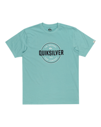 The Quiksilver Mens Circle Up T-Shirt in Marine Blue