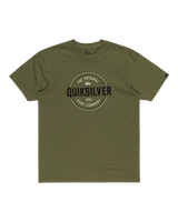 The Quiksilver Mens Circle Up T-Shirt in Four Leaf Clover
