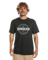 The Quiksilver Mens Circle Up T-Shirt in Black