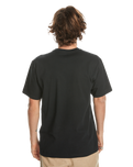 The Quiksilver Mens Circle Up T-Shirt in Black