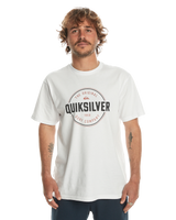 The Quiksilver Mens Circle Up T-Shirt in White