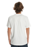 The Quiksilver Mens Circle Up T-Shirt in White