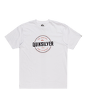 The Quiksilver Mens Circle Up T-Shirt in White