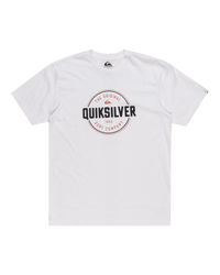 The Quiksilver Mens Circle Up T-Shirt in White