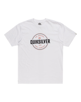 The Quiksilver Mens Circle Up T-Shirt in White