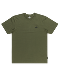 The Quiksilver Mens Basic T-Shirt in Four Leaf Clover