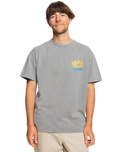 The Quiksilver Mens Kaltag Mineral T-Shirt in Canteen