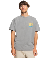 The Quiksilver Mens Kaltag Mineral T-Shirt in Canteen