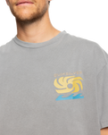 The Quiksilver Mens Kaltag Mineral T-Shirt in Canteen