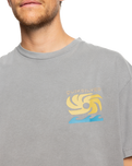 The Quiksilver Mens Kaltag Mineral T-Shirt in Canteen