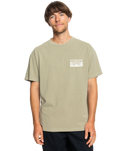 The Quiksilver Mens Nulato Mineral T-Shirt in Cypress