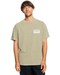 The Quiksilver Mens Nulato Mineral T-Shirt in Cypress