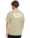 The Quiksilver Mens Nulato Mineral T-Shirt in Cypress