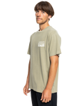 The Quiksilver Mens Nulato Mineral T-Shirt in Cypress