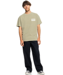 The Quiksilver Mens Nulato Mineral T-Shirt in Cypress