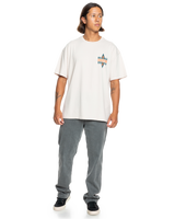 The Quiksilver Mens Geo Quik T-Shirt in Birch