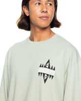 The Quiksilver Mens Take Us Back Long Sleeve Tee in Desert Sage