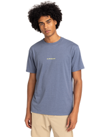 The Quiksilver Mens Abstract Nature T-Shirt in Vintage Indigo