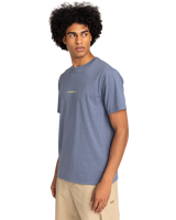 The Quiksilver Mens Abstract Nature T-Shirt in Vintage Indigo