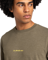 The Quiksilver Mens Abstract Nature T-Shirt in Canteen