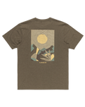 The Quiksilver Mens Abstract Nature T-Shirt in Canteen