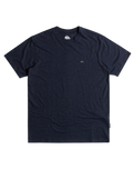 The Quiksilver Mens Nep Screen T-Shirt in Navy Blazer