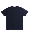 The Quiksilver Mens Nep Screen T-Shirt in Navy Blazer