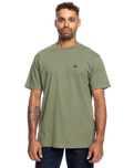 The Quiksilver Mens NEP Screen T-Shirt in Four Leaf Clover