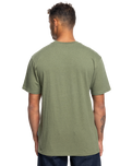 The Quiksilver Mens NEP Screen T-Shirt in Four Leaf Clover