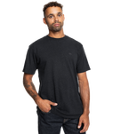 The Quiksilver Mens Nep Screen T-Shirt in Black